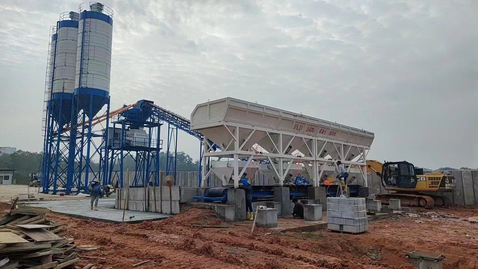 Planta mezcladora de hormigón HZS90