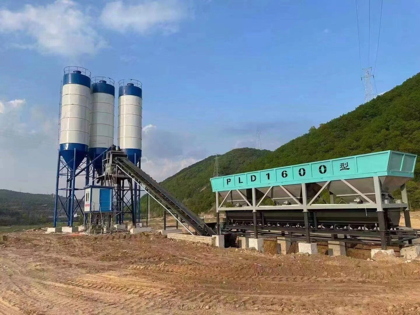Planta mezcladora de hormigón JS750