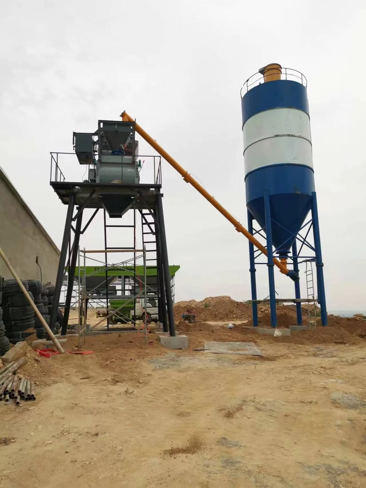 Planta mezcladora de concreto Serie DHZS