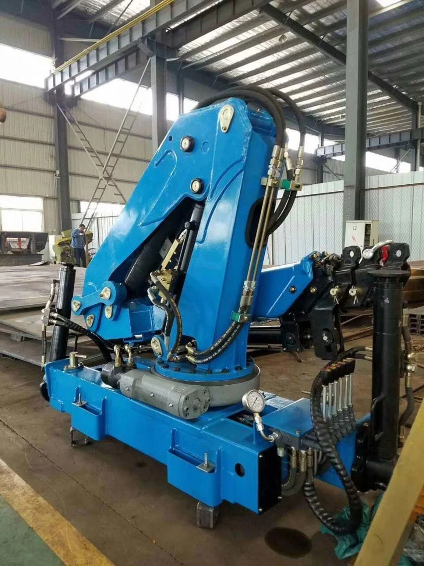 Camión grúa de brazo plegable de 3 toneladas