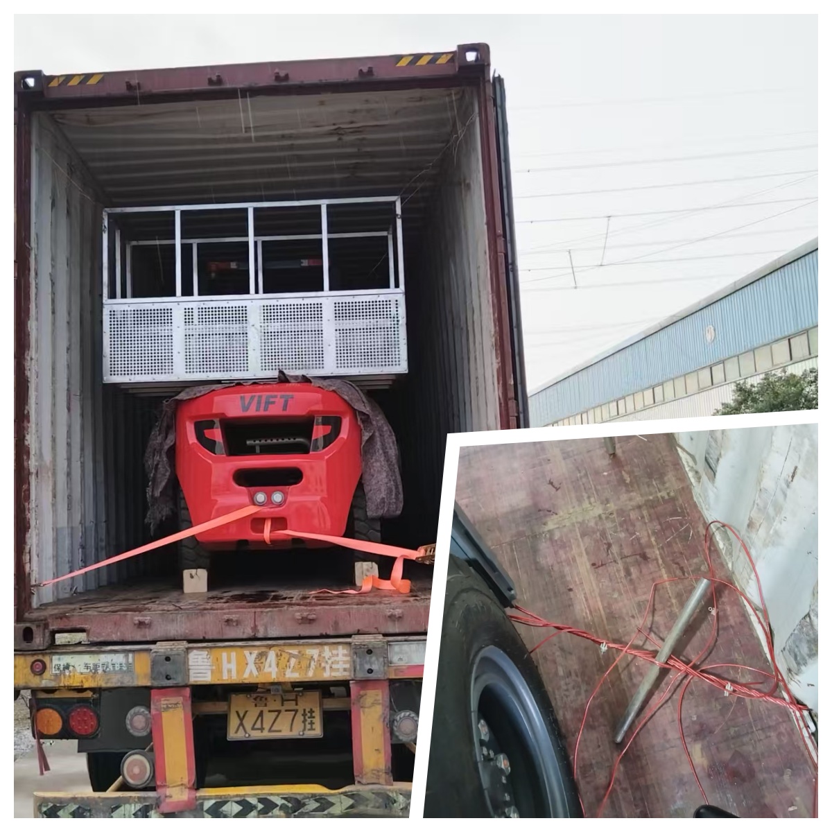 Envío de un vehículo de trabajo aéreo a Macedonia del Norte Envío de un vehículo de trabajo aéreo a Macedonia del Norte