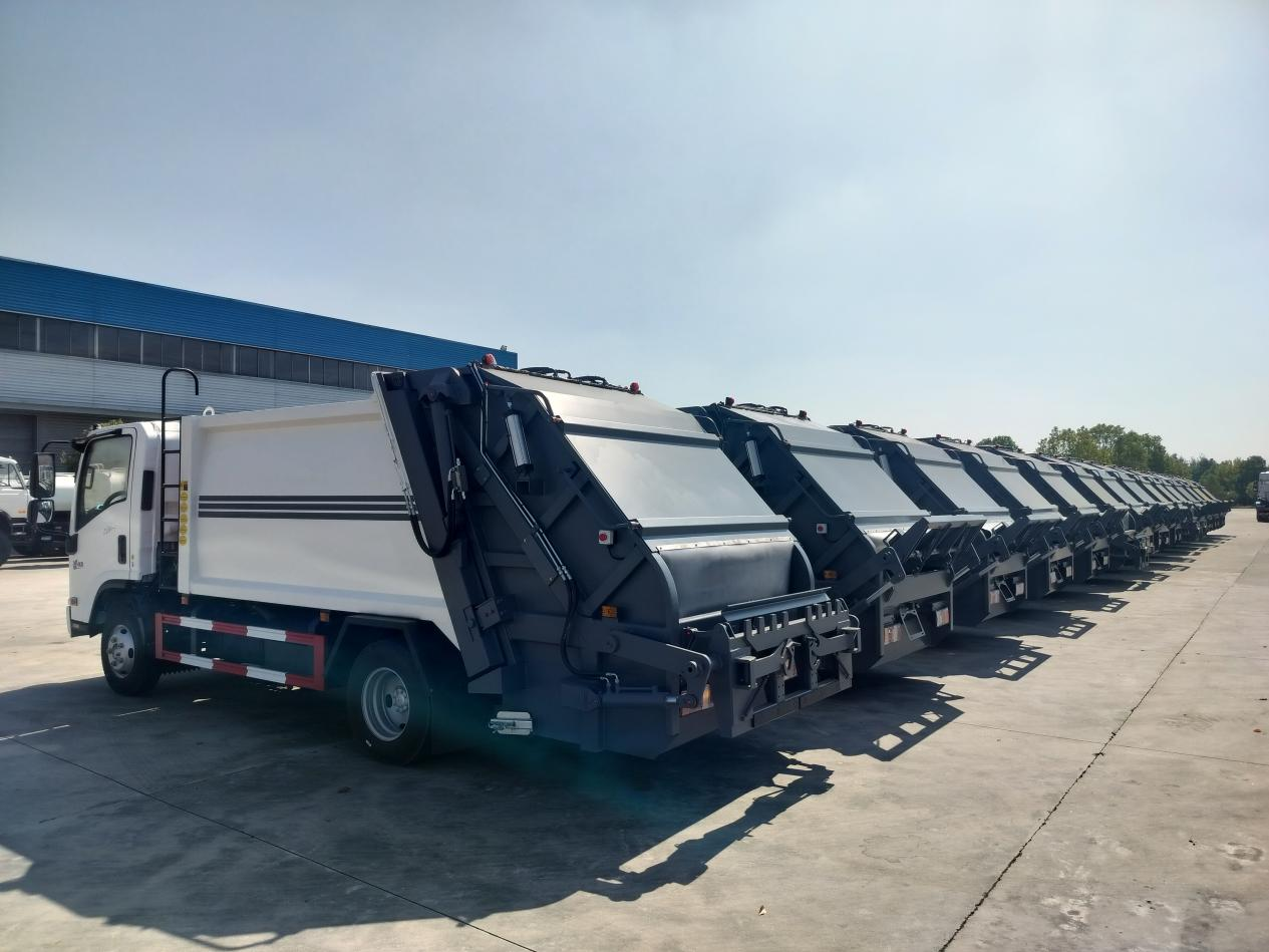 Camión compactador de basura