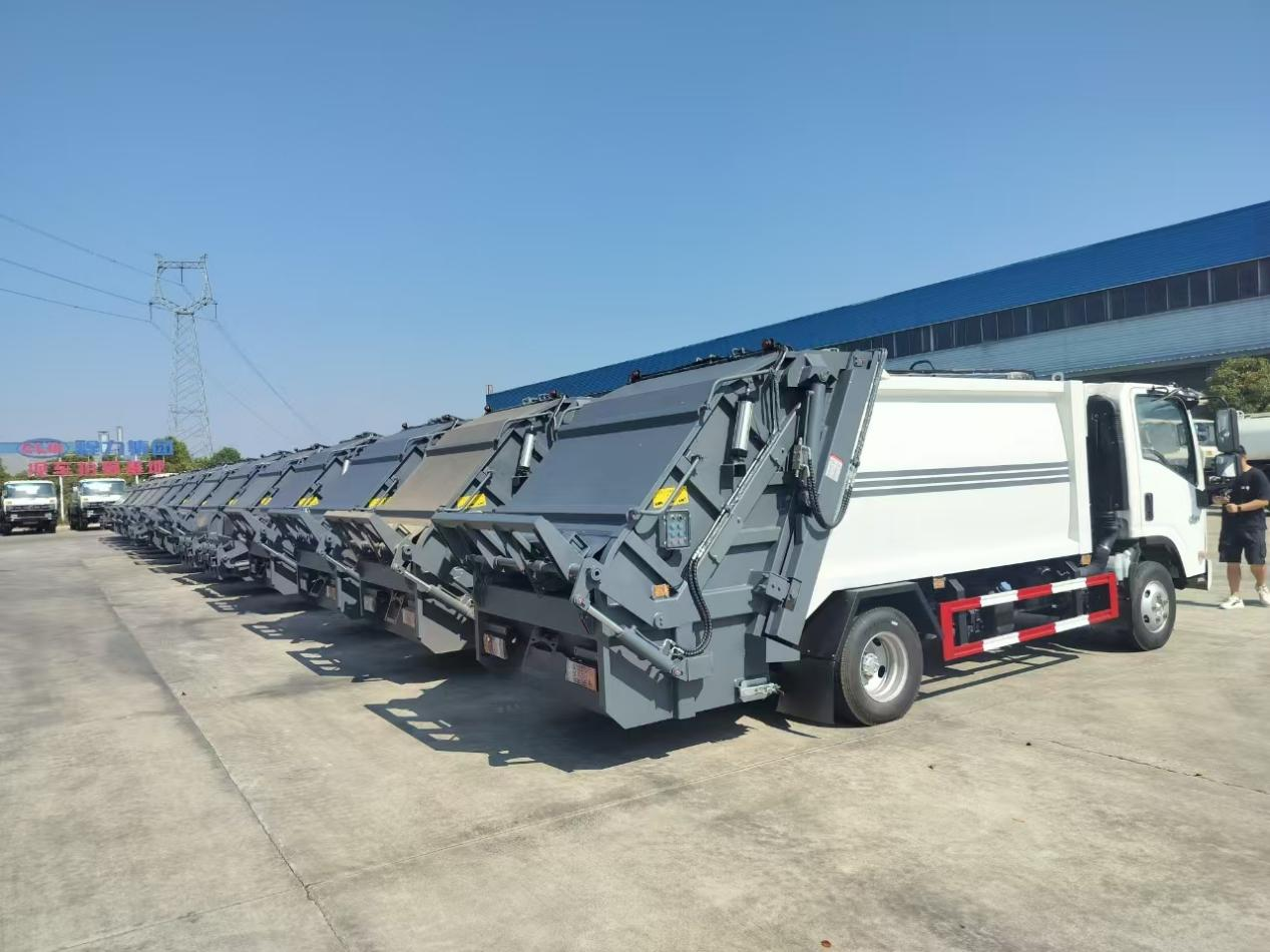 Camión compactador de basura