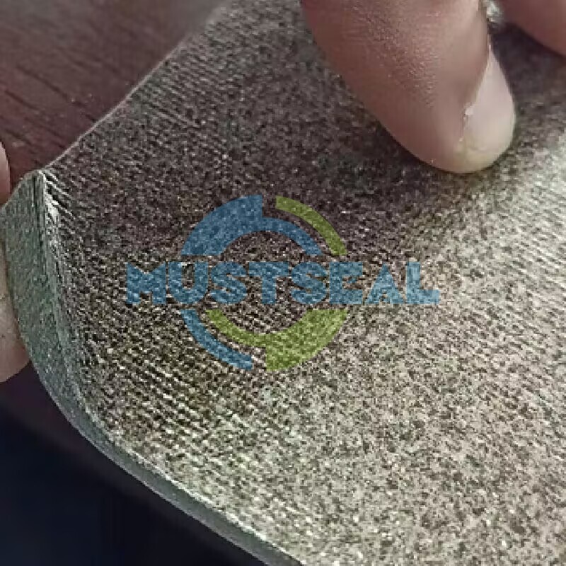 Soft Golden Mica Sheet with Metal Tanged