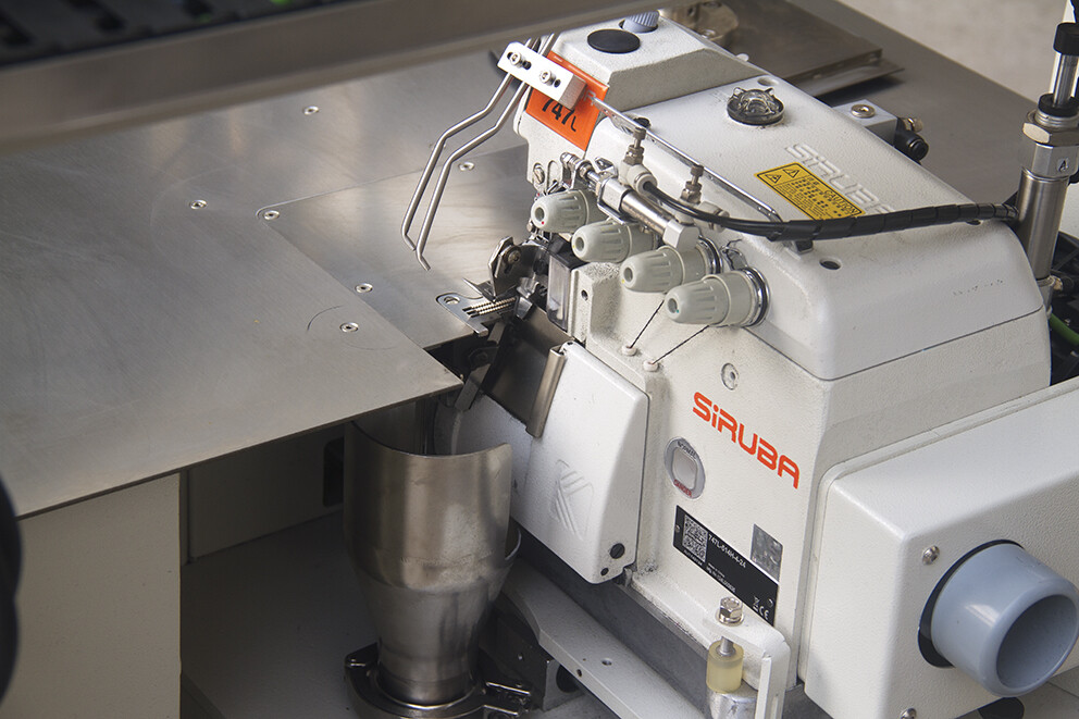 MS-19SD DUAL-HEAD INTELLIGENT TEMPLATE OVERLOCK SEWING MACHINE-Fujian ...