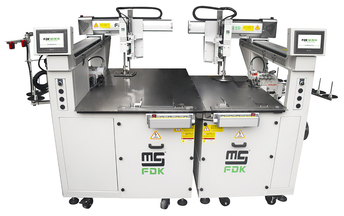 MS-19SD DUAL-HEAD INTELLIGENT TEMPLATE OVERLOCK SEWING MACHINE-Fujian ...