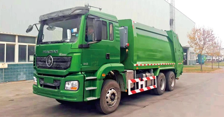 Мусоровоз H3000 6×4 с уплотнителем мусора