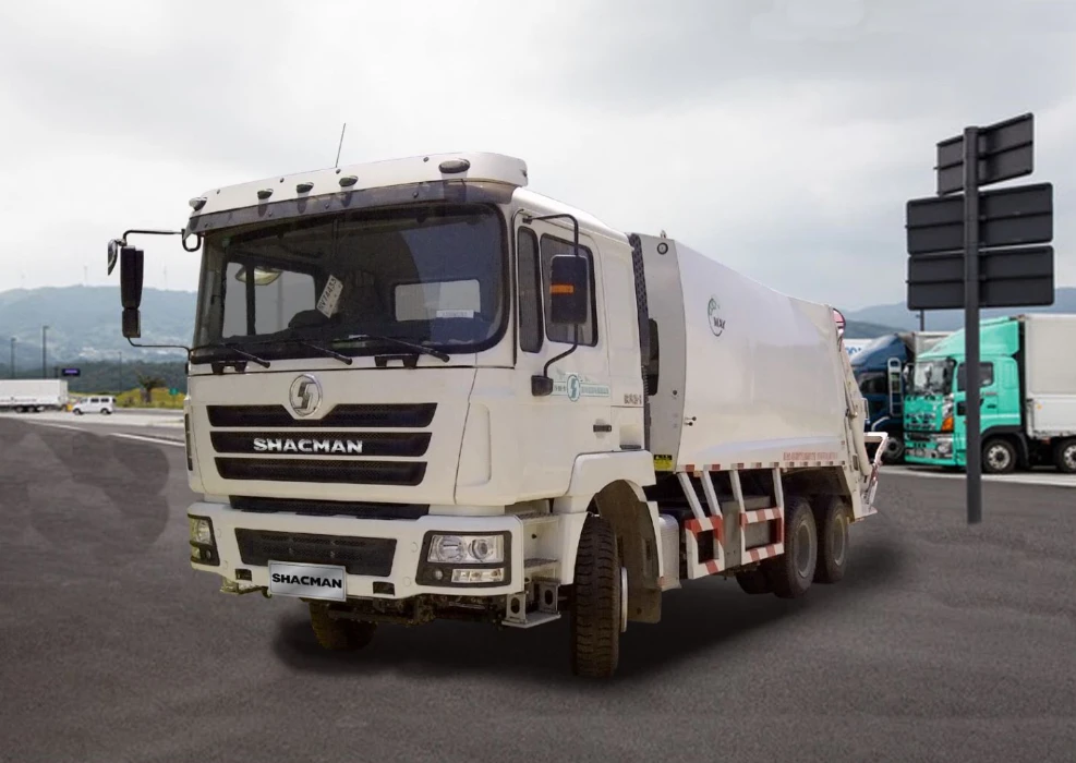 Мусоровоз F3000 6x4 с уплотнителем мусора