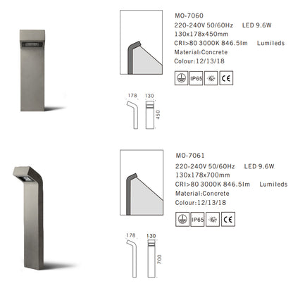 MO-7060-7061 Concrete Outdoor Garden Light