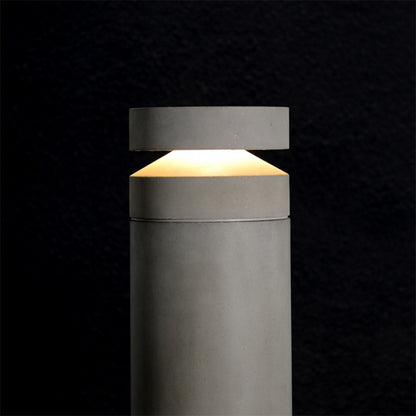 MO-7143 Cement Outdoor Bollard Lamp