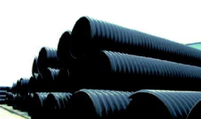 Tubo corrugado de banda de acero HDPE