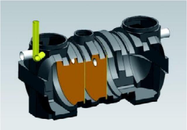 Fosas sépticas de tres formatos