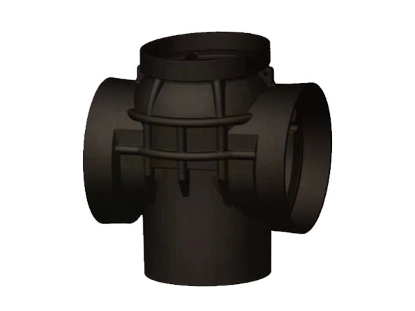 Serie de sedimentación de aguas pluviales--Base de pozo de paso directo