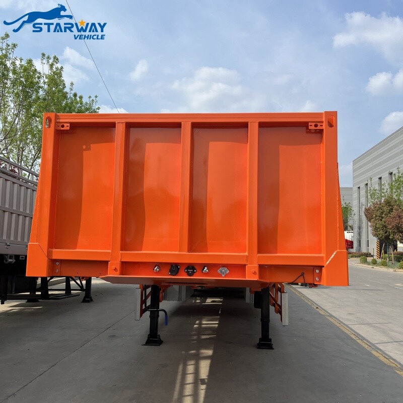 Semi-remolque de plataforma de 3 ejes de 60 toneladas en venta