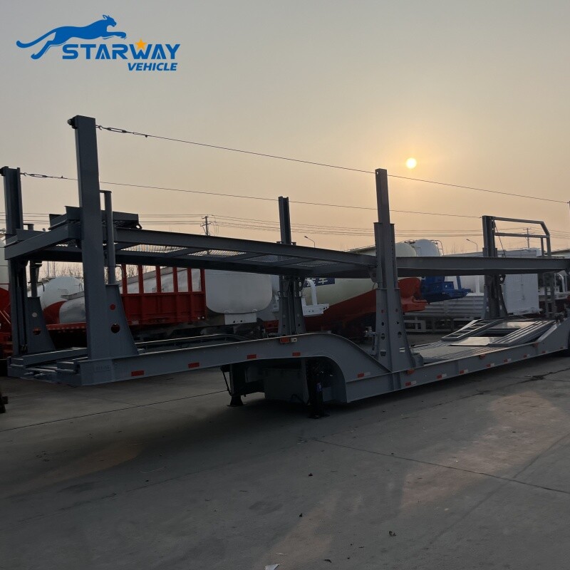 Двухэтажный 2-осный автовоз на продажу