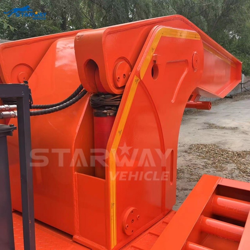 60-тонный 2 линии 4 оси съемный гусеничный низкорамный прицеп