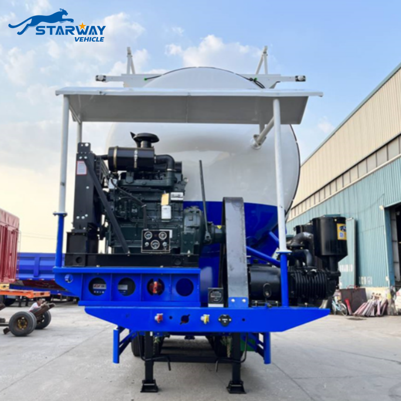 3-осевой 45 куб. м цистерна для навального цемента