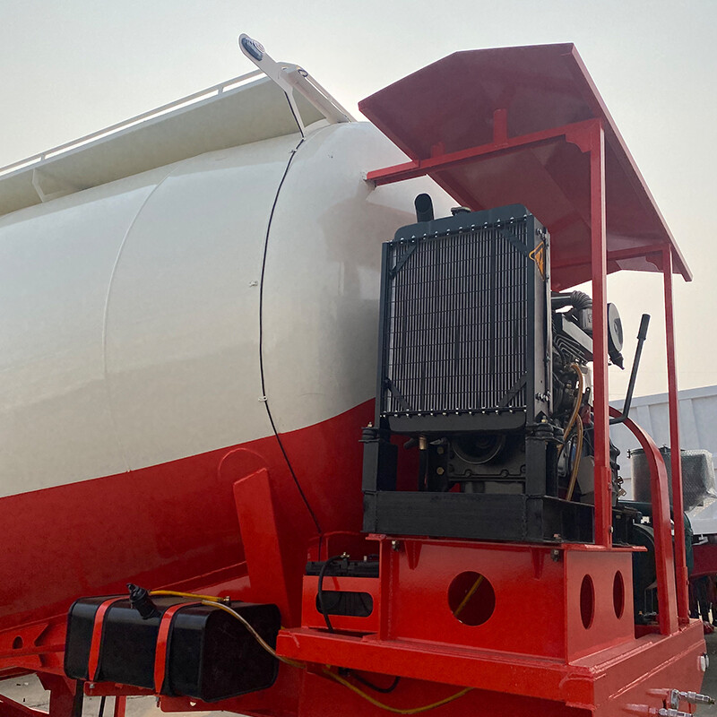 Remolque de tanque de cemento a granel de 3 ejes y 60 toneladas