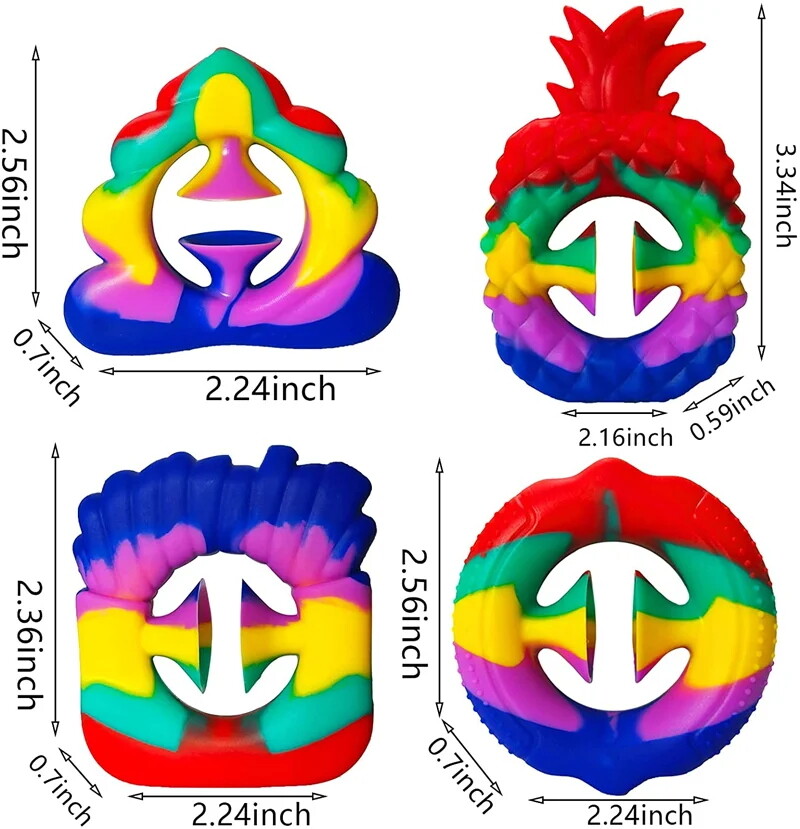 Snapper fidget toy squeeze grab snap hand toy finger sensory toy for relaxing