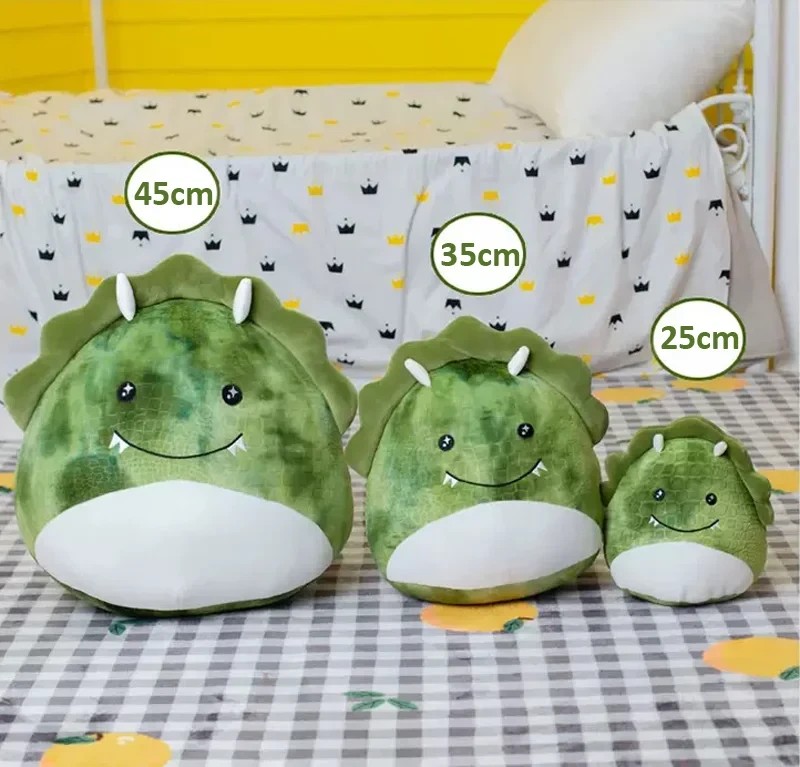 dinosaur plush hugging pillow