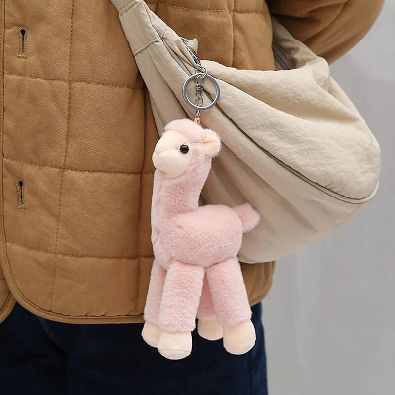 plush animal keyring