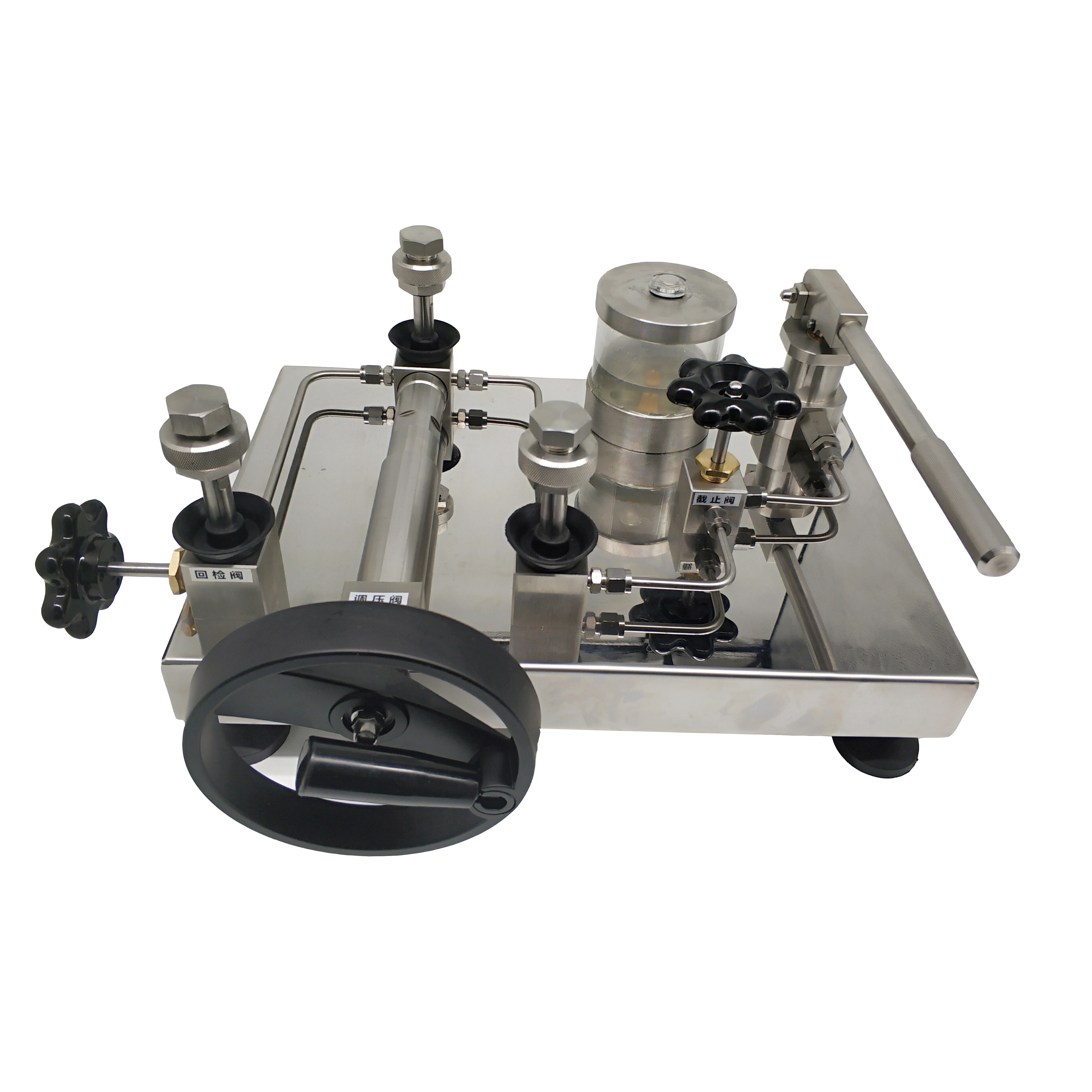 What are the applications of desktop hydraulic calibrators?