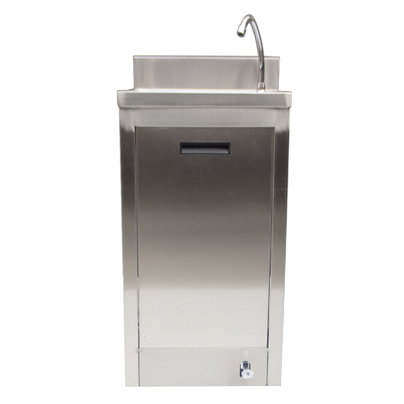 带水龙头的商用不锈钢厨房水槽 欧式水槽 CB-ESF404