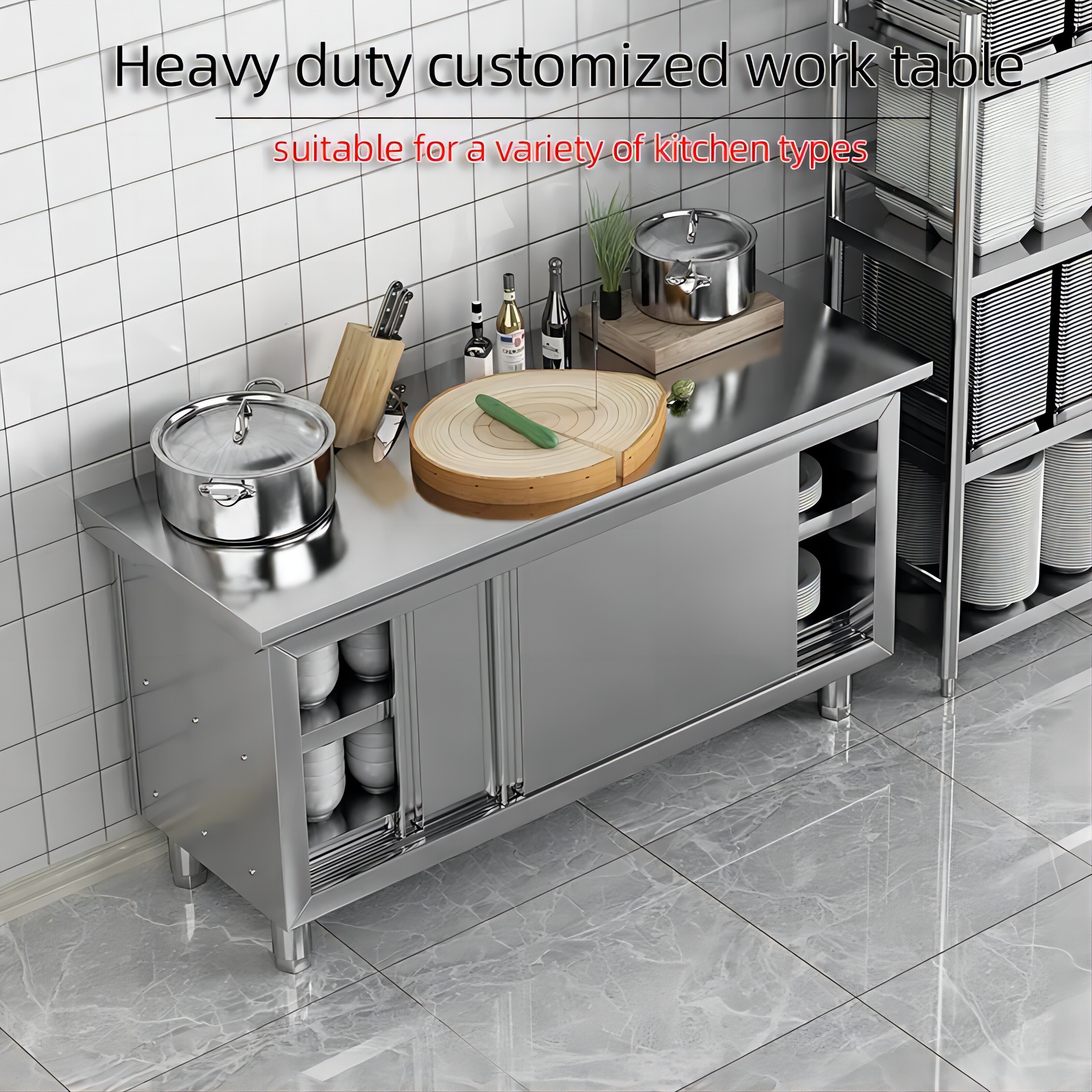 商用不锈钢工作台柜 CBWT-CB-8021