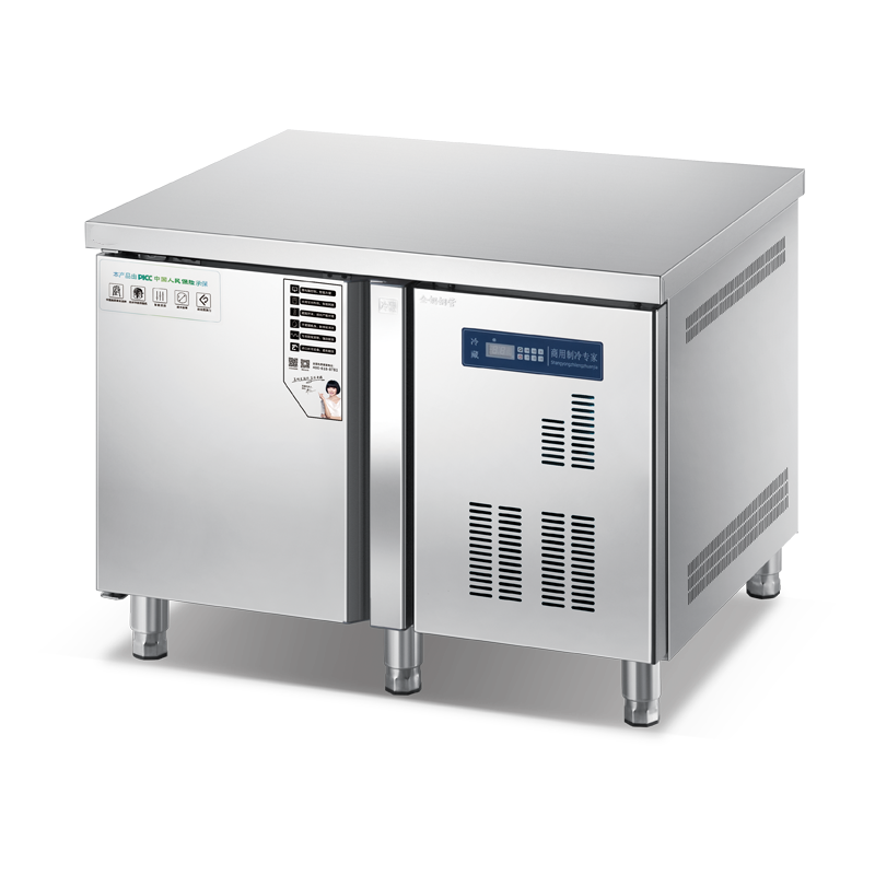 带冰箱的商用冷冻不锈钢准备台 风冷 WCDF-215