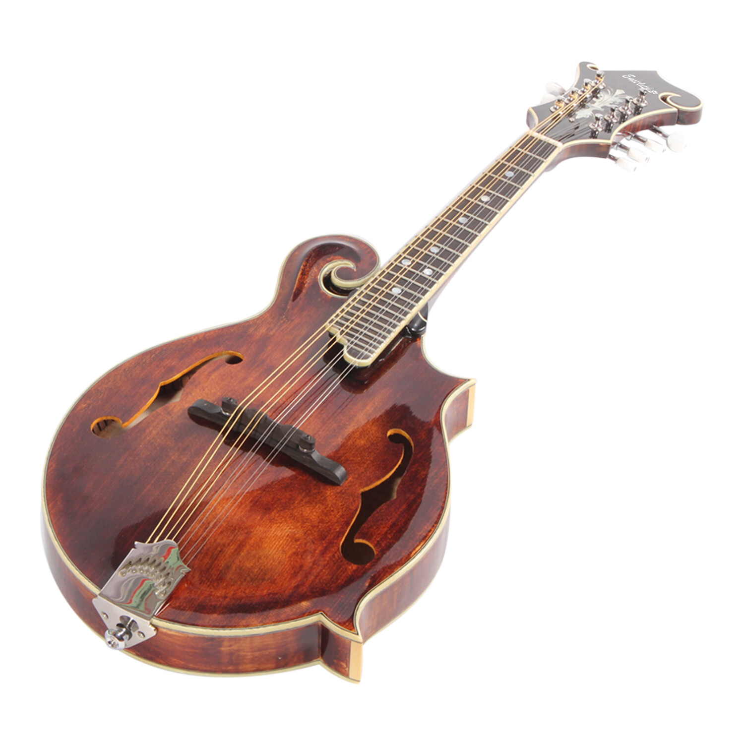 Mandolina F de arce flameado AA de alta calidad hecha a mano