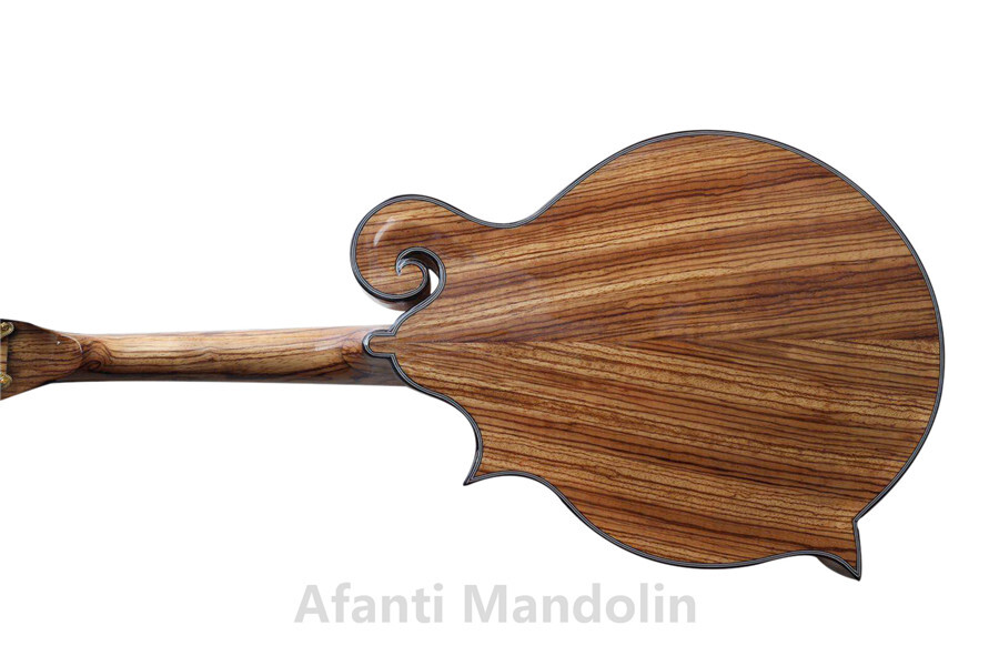 Mandolina Afanti Solid Zebrawood Gloss Natural color F