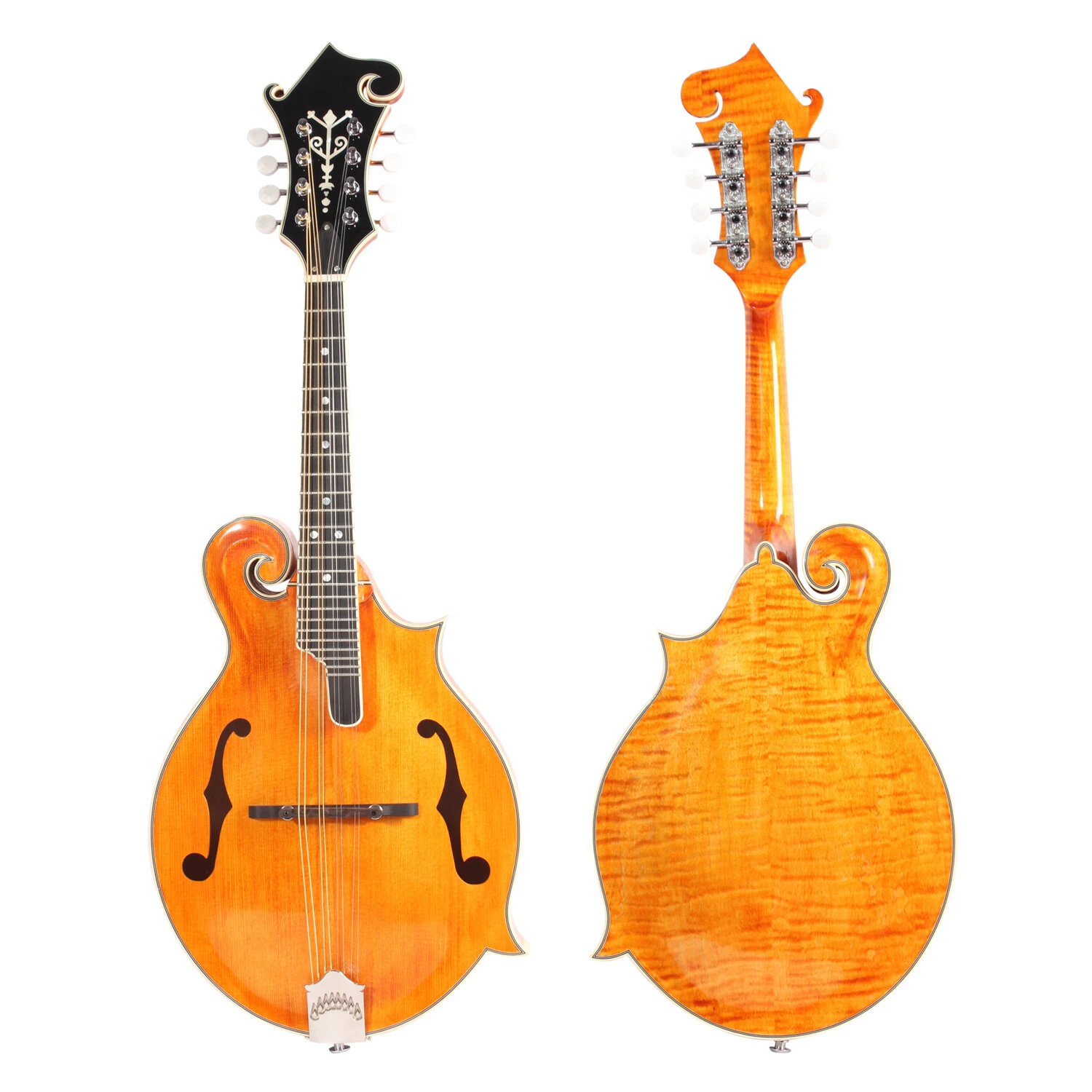 Afanti All Solid wood sproce top flamed maple back and side Mandolina F