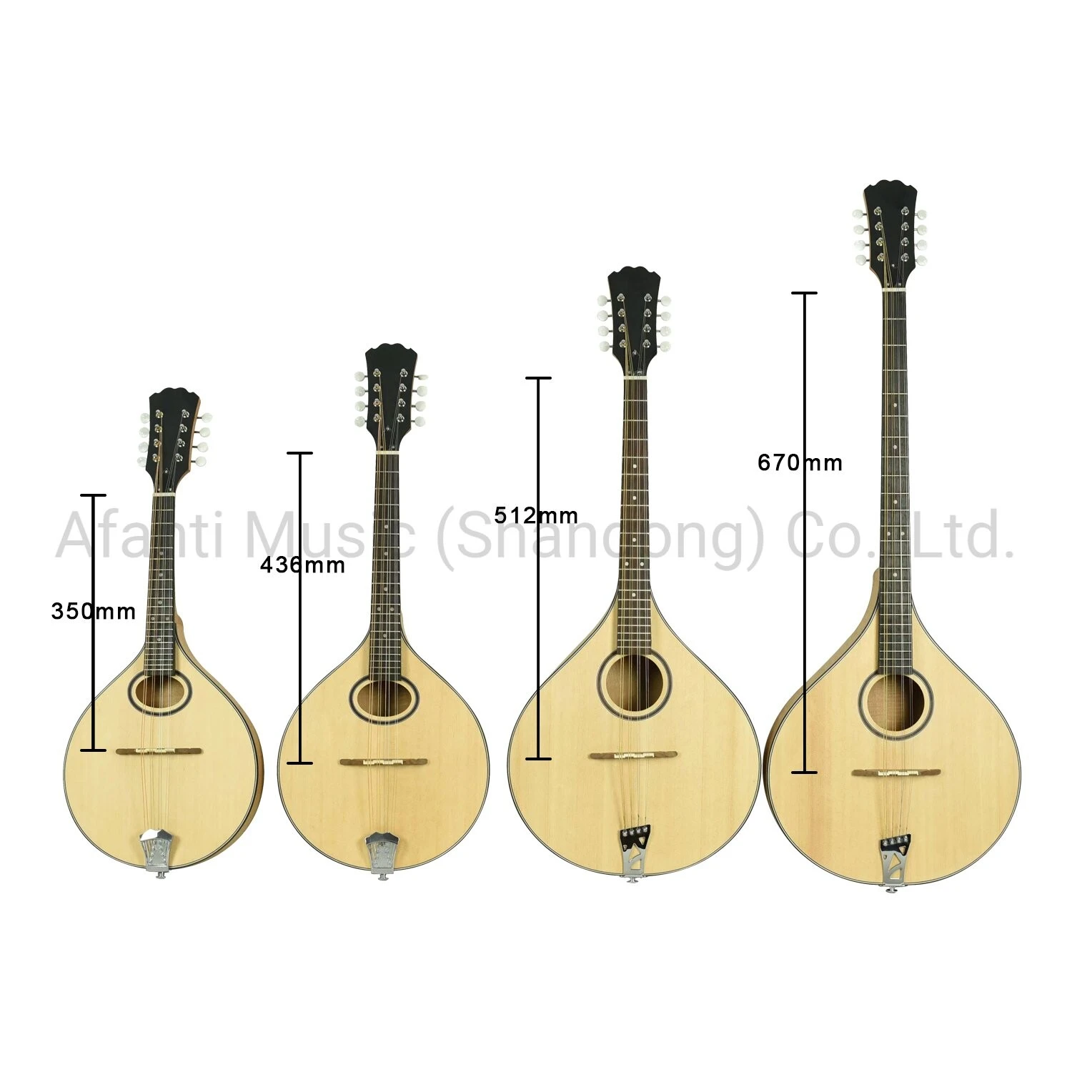 Guitarra bouzouki irlandesa con tapa de abeto personalizada