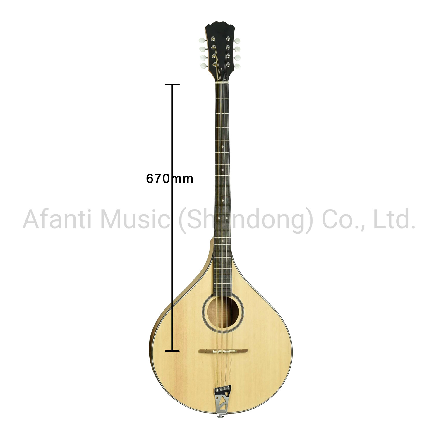 Guitarra bouzouki irlandesa con tapa de abeto personalizada