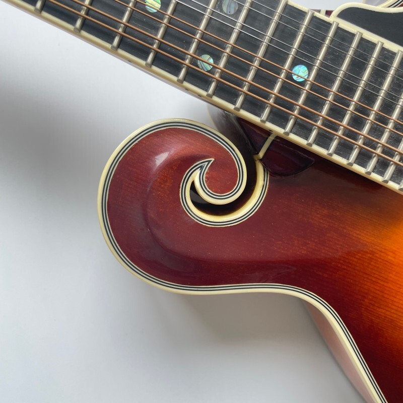 Afanti Mandolina AA Flamed Maple F de calidad hecha a mano