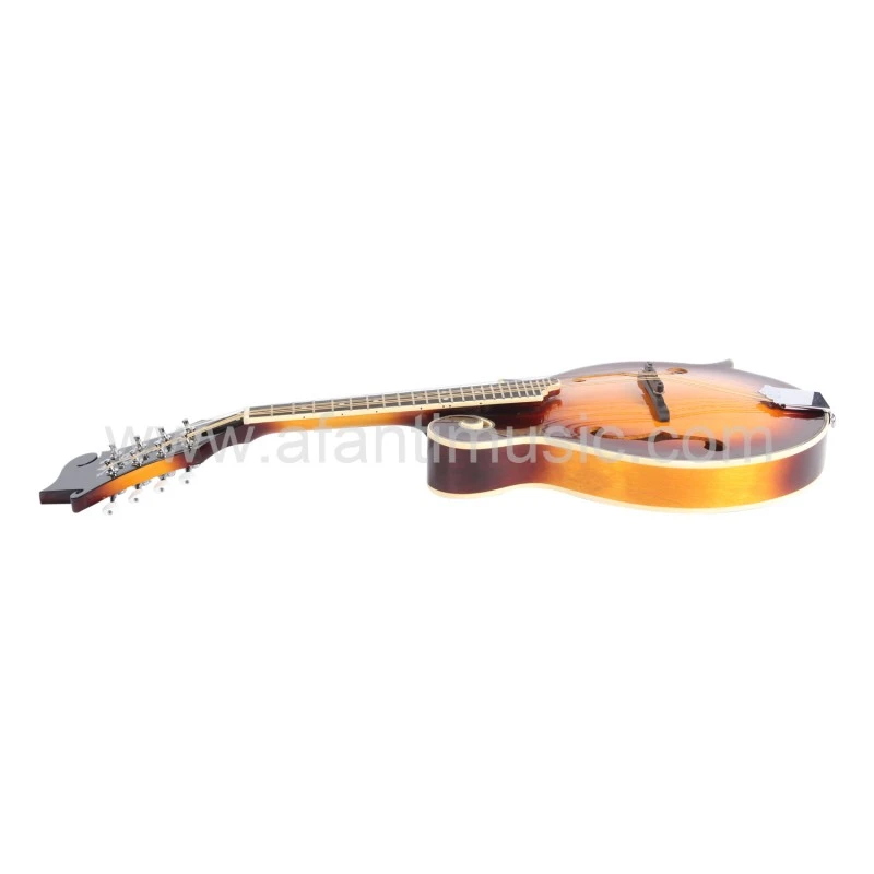 Guitarra mandolina estilo F con cuerpo de madera maciza de arce y tapa de abeto