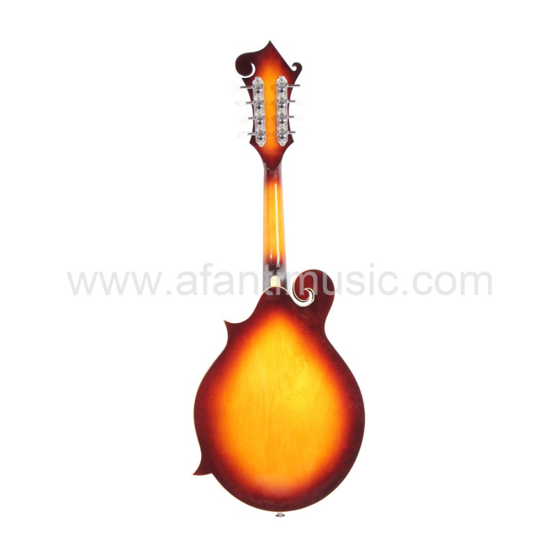 Guitarra mandolina estilo F con cuerpo de madera maciza de arce y tapa de abeto