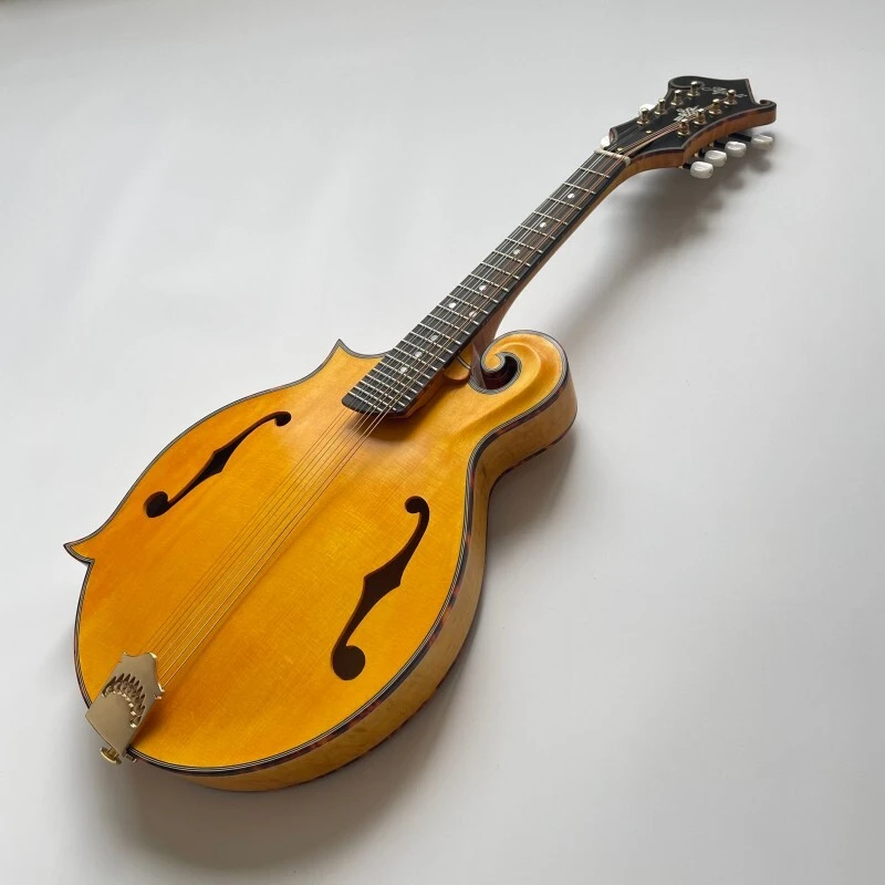 Instrumento Musical Mandolina Estilo F con Color Goldrush