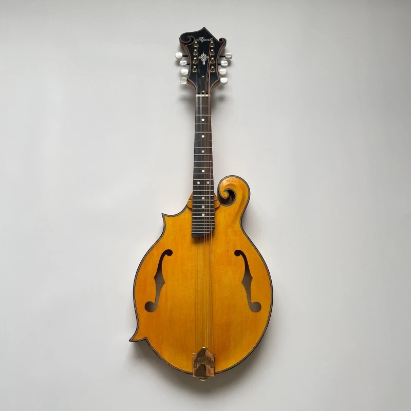 Instrumento Musical Mandolina Estilo F con Color Goldrush