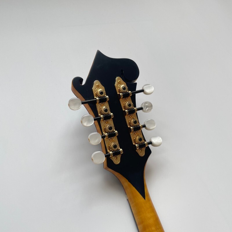 Instrumento Musical Mandolina Estilo F con Color Goldrush