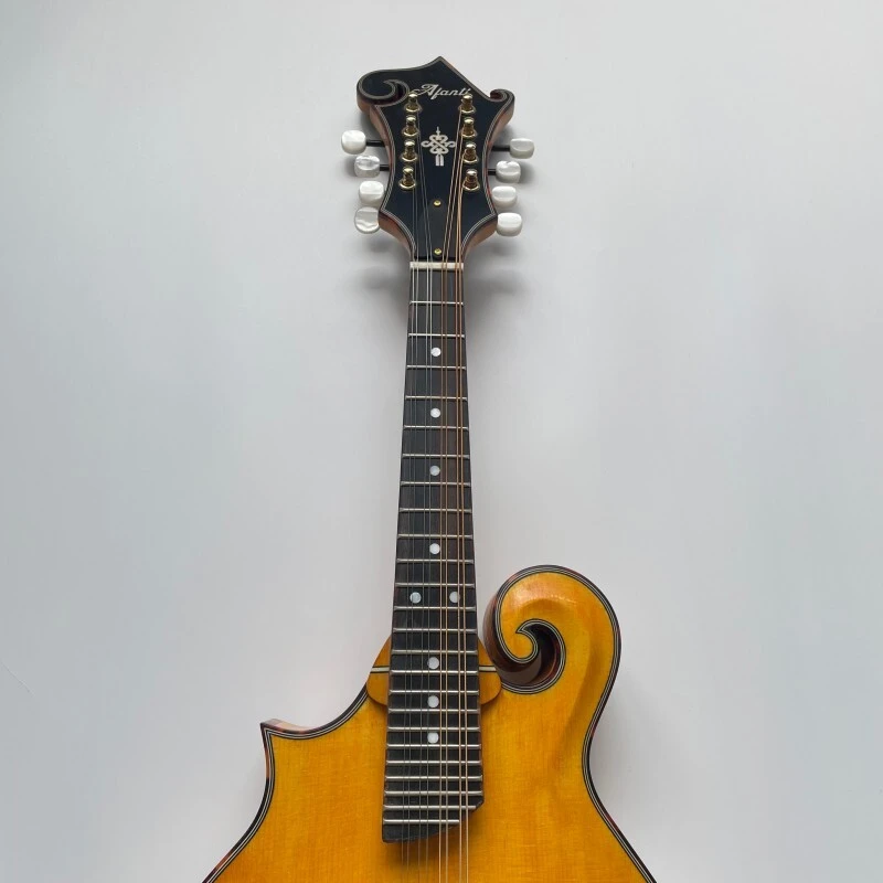 Instrumento Musical Mandolina Estilo F con Color Goldrush