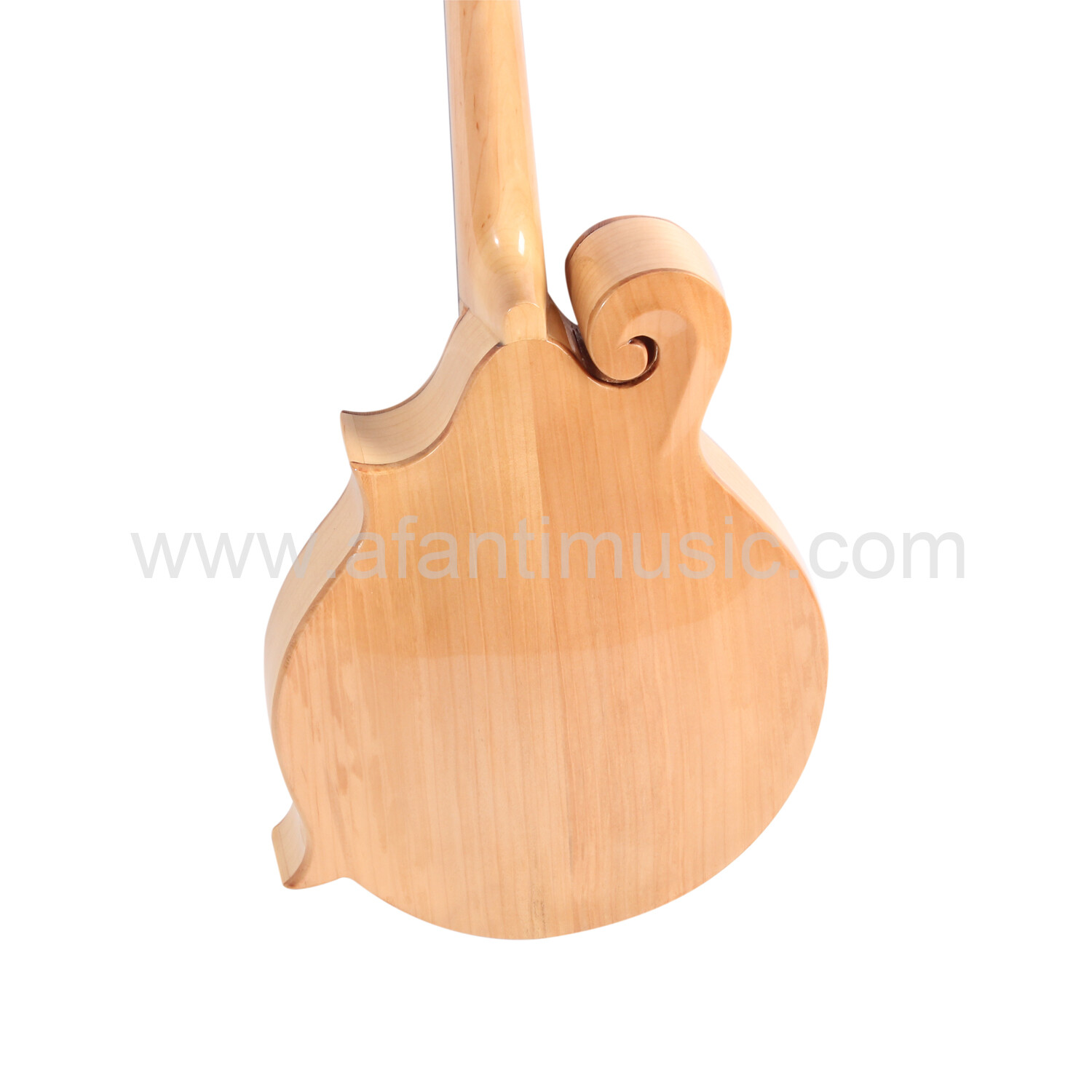 Mandolina estilo F con cuerpo de madera maciza de arce