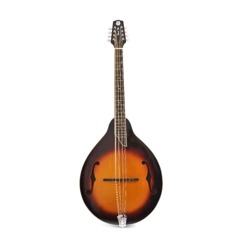 Cuerpo de madera maciza con tapa de abeto tallada Mandocello estilo A