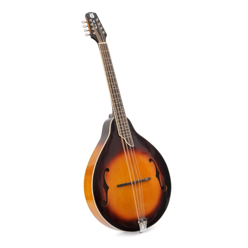 Cuerpo de madera maciza con tapa de abeto tallada Mandocello estilo A
