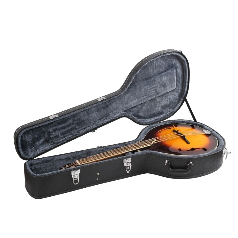 Cuerpo de madera maciza con tapa de abeto tallada Mandocello estilo A