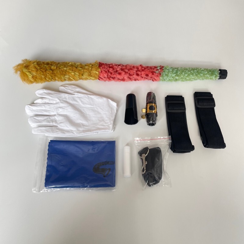 Saxofón Alto Laca Oro Rojo con Cuerpo de Latón Instrumento Profesional de Saxo Alto