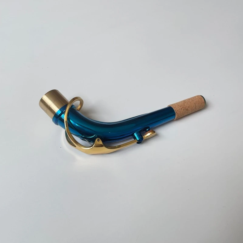 Entrega Rápida Saxofón Mib Azul Mejor Calidad Saxofón Alto Profesional OEM