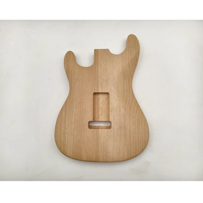 Cuerpo de guitarra sin terminar de caoba Afanti con chapa de álamo