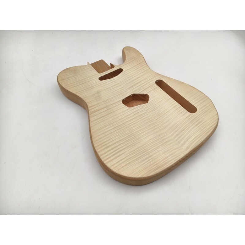 Cuerpo de guitarra eléctrica Afanti de caoba con arce flameado para guitarra estilo TL