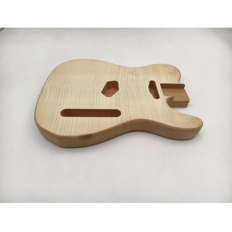 Cuerpo de guitarra eléctrica Afanti de caoba con arce flameado para guitarra estilo TL